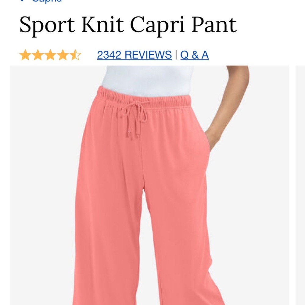 Capri Stretch Pants
